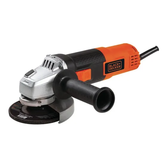 Miniamoladora angular Black+Decker G720P de 50 Hz/60 Hz color naranja 820 W 220 V + accesorios
