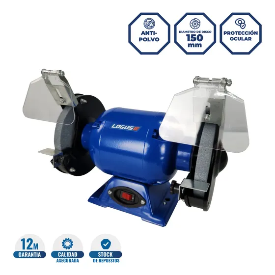 Amoladora Logus ABL-250 200W Disco 150mm Antipolvo Profesional