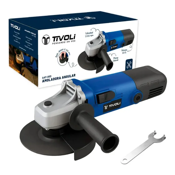 Amoladora Angular Tivoli 500w Aat-050 Azul