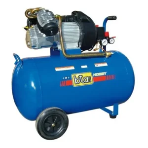 Compresor Bta 3hp 100 L Bicilíndrico Color Azul Fase eléctrica Monofásica Frecuencia 50