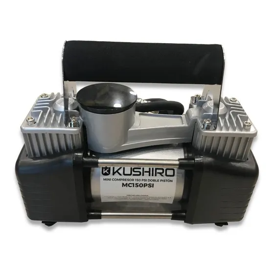 Compresor de aire mini a batería portátil Kushiro MC150PSI 500mL 25hp