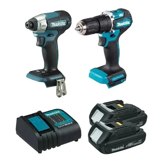 Atornillador Dhp487 + Impacto Dtd157 Makita 2 Baterías
