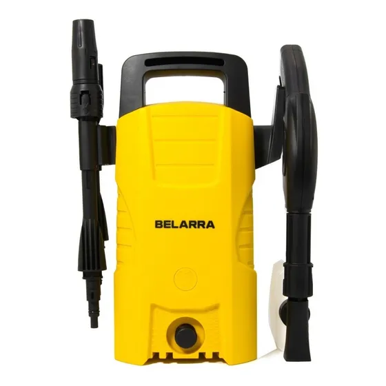 Hidrolavadora eléctrica Belarra H1200 amarillo de 1.4kW con 110bar de presión máxima - 50Hz