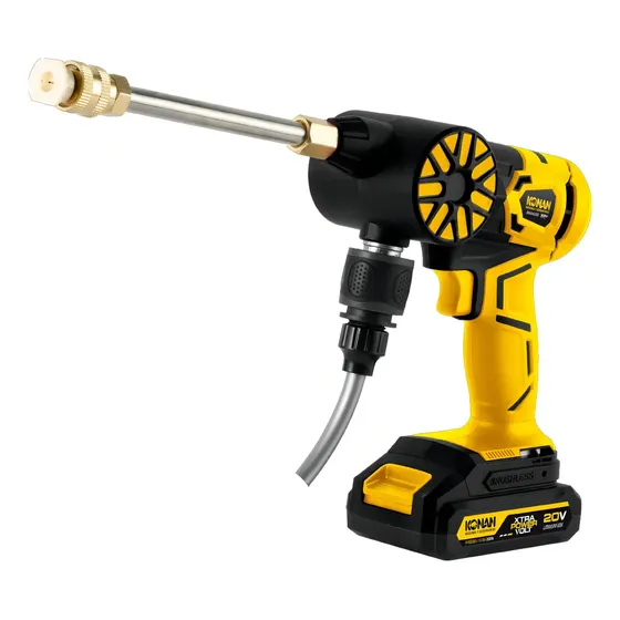 Hidrolavadora A Bateria Brushless Konan Color Amarillo Frecuencia 50/60