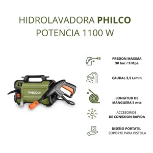 Hidrolavadora Philco Hi1101dh 1100W 90 Bar