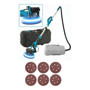 Lijadora De Techo Pared 1050w Veloc. Variable Luz Led Alisad