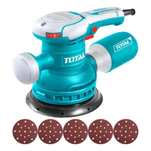 Lijadora Roto Orbital 450W 150mm + 5 Lijas Total Tf2061506 50/60Hz