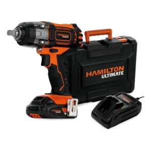Llave de Impacto Encastre 1/2″ 20V Hamilton ULT113 con Batería 2Ah y Carbones – 400 Nm