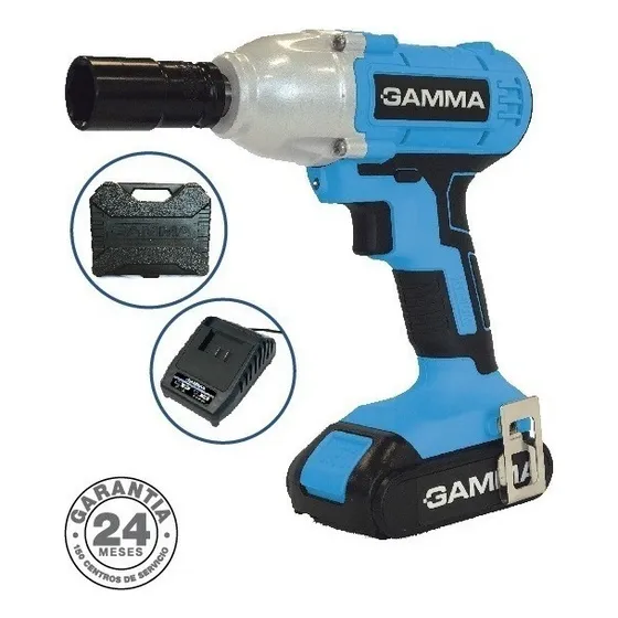 Llave De Impacto Gamma G12201ar A Batería De Ion Litio 21v