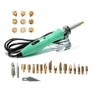 Pirograbador Vt-Power 33 Puntas 480 °C para Madera y Cuero