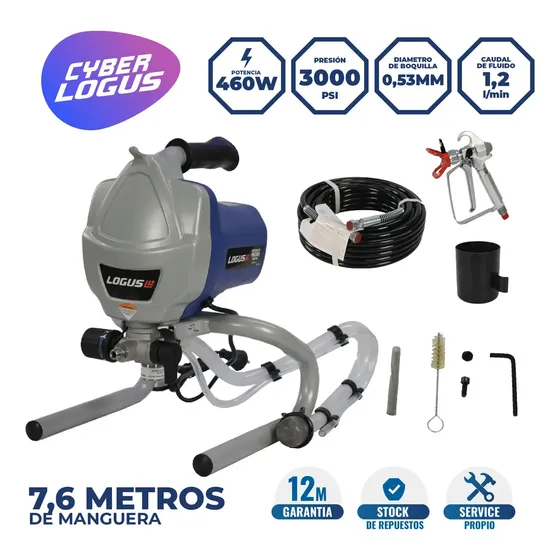 Equipo Pintura Airless Logus Profesional 460w 3000psi