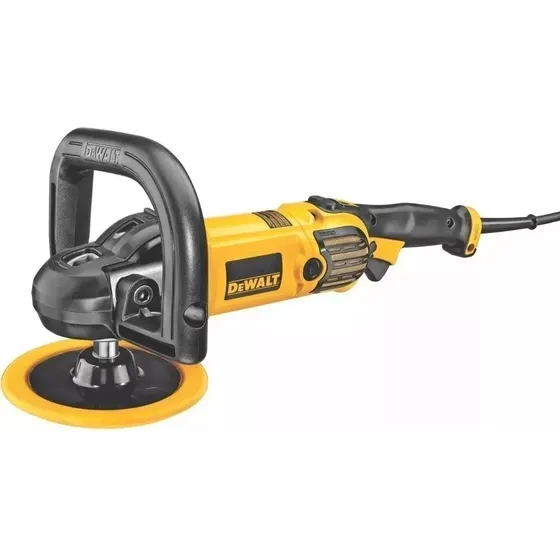 Pulidora eléctrica de mano DeWalt DWP849X color amarillo 1.25kW