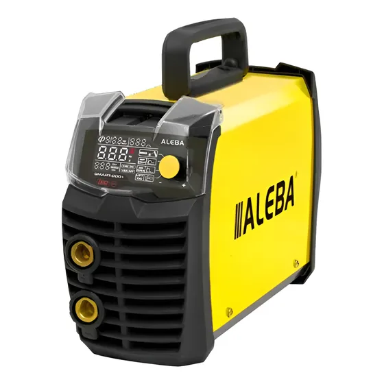Soldadora Inverter Aleba Smart 200+ 200A MMA TIG Lift Amarillo