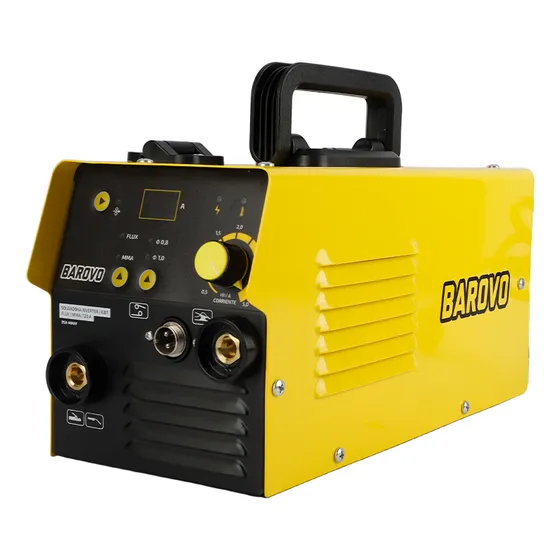 Soldadora Inverter Combinada Igbt Mig Flux Sin Gas Mma 120 A Amarillo