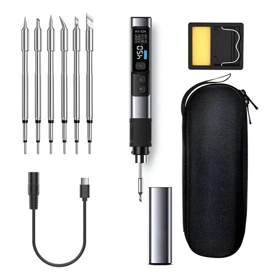 Soldador Profesional Fnirsi Lapiz Digital Usb Portatil Hs-02