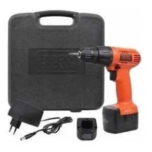 Taladro Atornillador Inalámbrico Black+Decker CD121K 12V con Maletín y Batería
