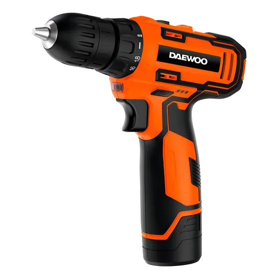 Taladro Atornillador Inalambrico Con Bateria 12 Con Torque Naranja 50 hz + Accesorios