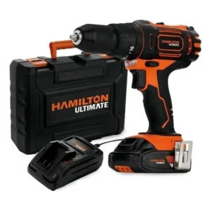 Taladro Atornillador Percutor Hamilton 1 Bat 20v Ult111 Color Naranja/Negro