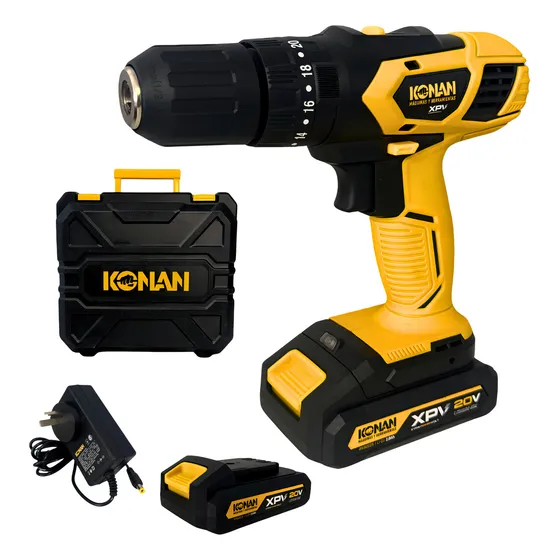 Taladro de Impacto a Batería Konan Xtra Power 13mm 2 Velocidades