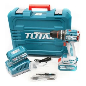 Taladro Percutor Brushless 2000 RPM 96 Nm Mandril Metálico – Total Tools